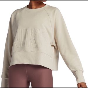Nike Versa Beige Crewneck Sweater